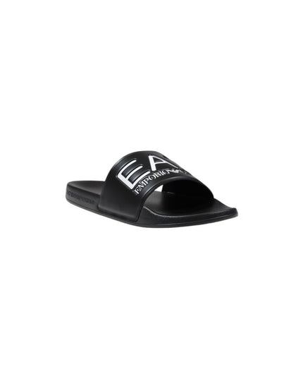 EA7 Emporio Armani Black And White Pvc Slippers