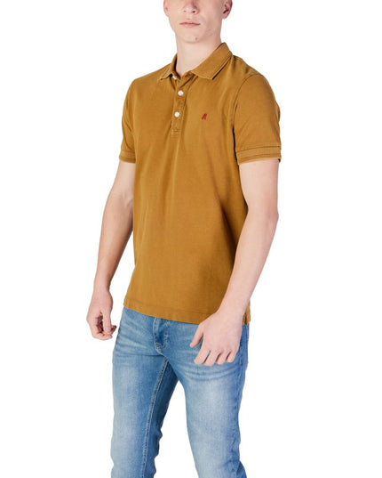 Replay Bronze Cotton Polo Shirt