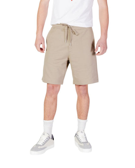 Replay Beige Cotton Bermuda Shorts