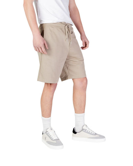 Replay Beige Cotton Bermuda Shorts