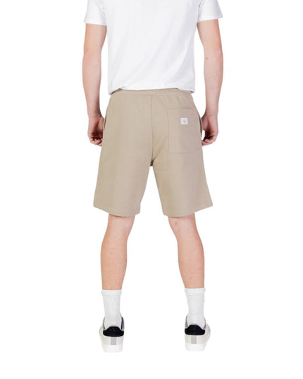 Replay Beige Cotton Bermuda Shorts