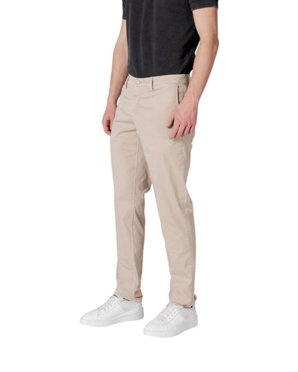 Replay Beige Cotton Casual Pants