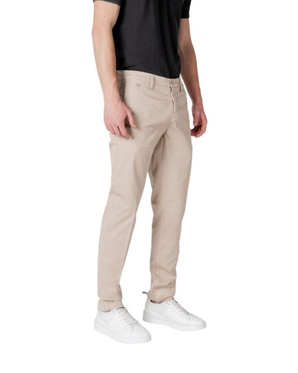 Replay Beige Cotton Casual Pants