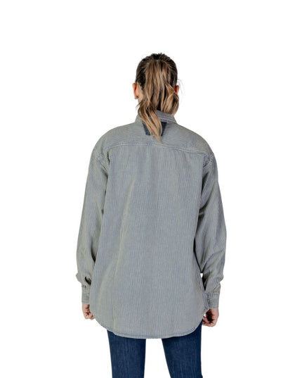 Replay Blue Cotton Blouse