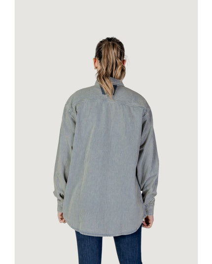 Replay Blue Cotton Blouse