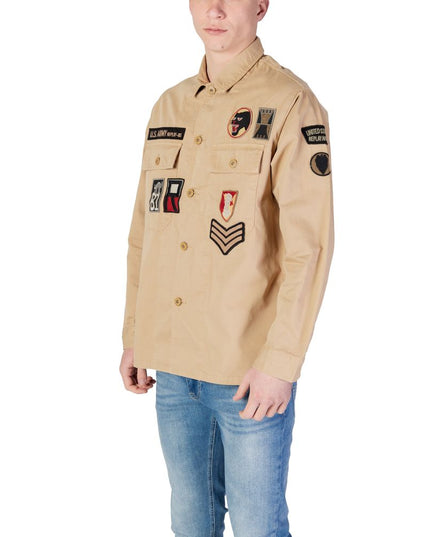 Replay Beige Denim Shirt