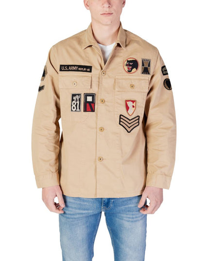 Replay Beige Denim Shirt
