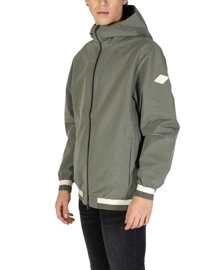Replay Green Polyester Shell Jacket