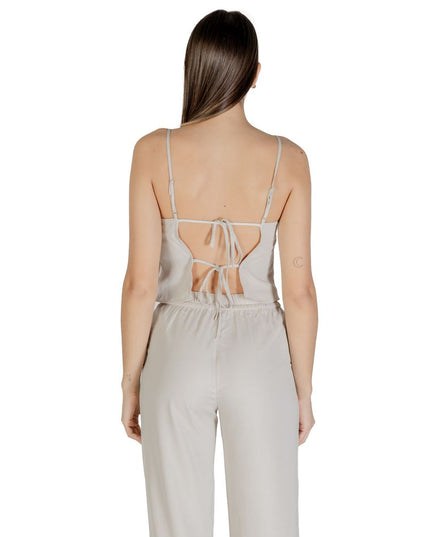 Only Beige Recycled Polyester Top