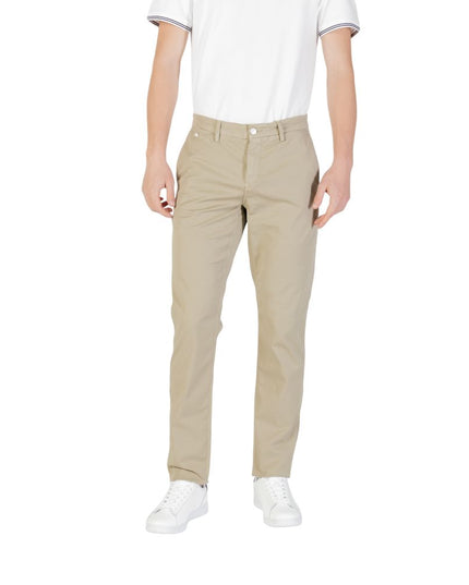 Replay Green Cotton Casual Pants
