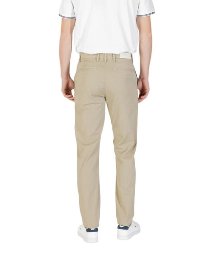 Replay Green Cotton Casual Pants