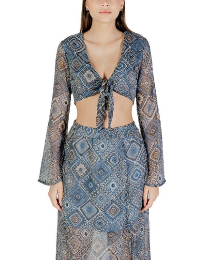 Only Blue Recycled Polyester Top