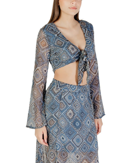 Only Blue Recycled Polyester Top