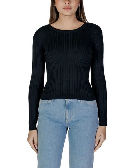 Vila Clothes Black Recycled Polyester Sportswear