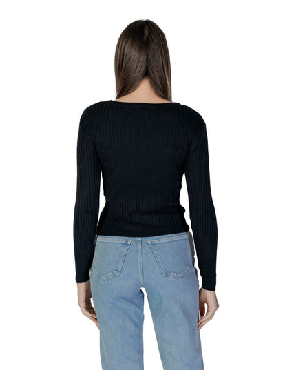 Vila Clothes Black Recycled Polyester Sportswear