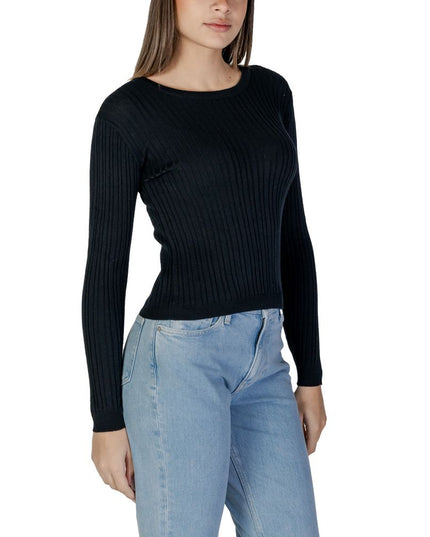 Vila Clothes Black Recycled Polyester Sportswear