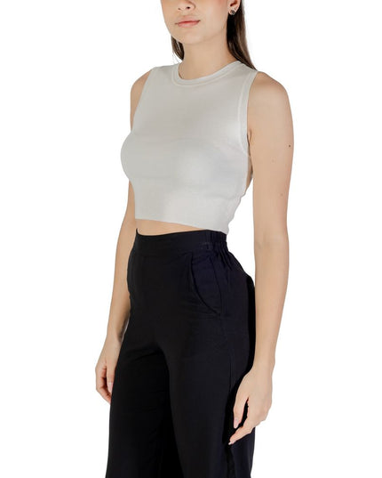 Jacqueline De Yong White Viscose Sweater