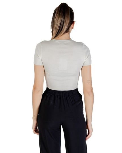 Jacqueline De Yong White Viscose Sweater