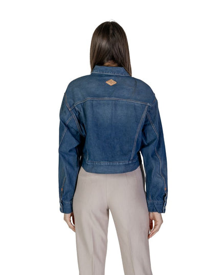Replay Blue Cotton Denim Jacket