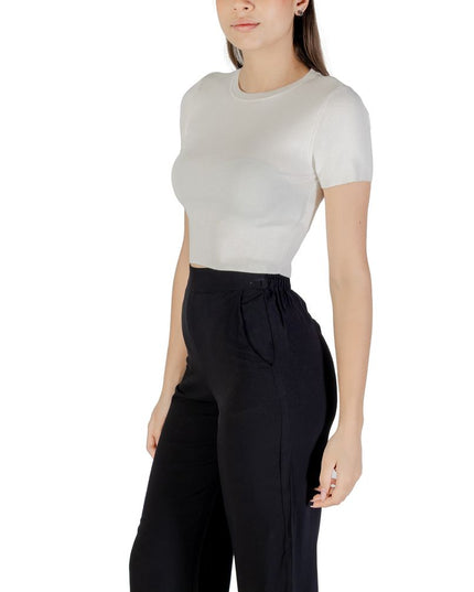 Jacqueline De Yong White Viscose Sweater