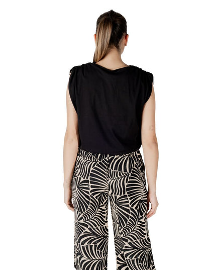 Jacqueline De Yong Black Cotton Top