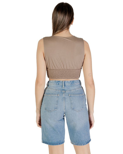 Only Brown Viscose Top