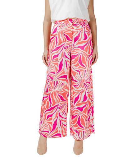 Only Multicolor Recycled Polyester Casual Pants