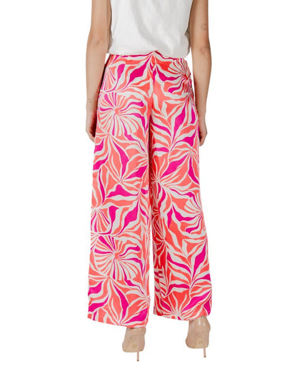 Only Multicolor Recycled Polyester Casual Pants