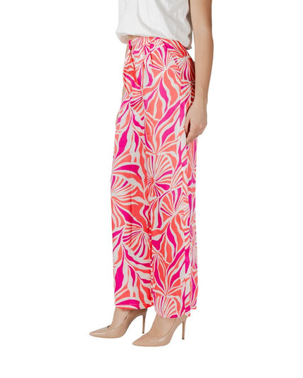 Only Multicolor Recycled Polyester Casual Pants