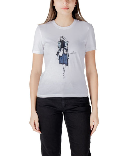 Only White Organic Cotton Long Sleeve T-Shirt