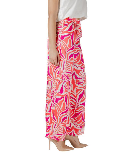 Only Multicolor Recycled Polyester Casual Pants