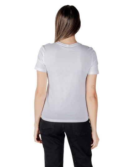 Only White Organic Cotton Long Sleeve T-Shirt