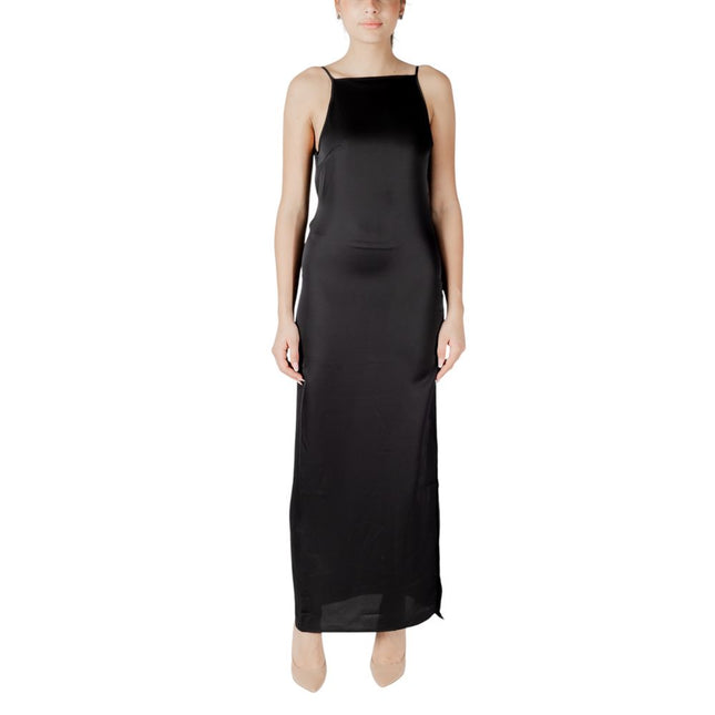 Only Black Recycled Polyester Long Dress