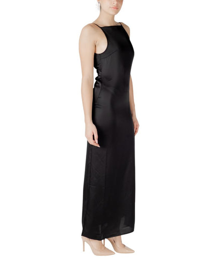 Only Black Recycled Polyester Long Dress