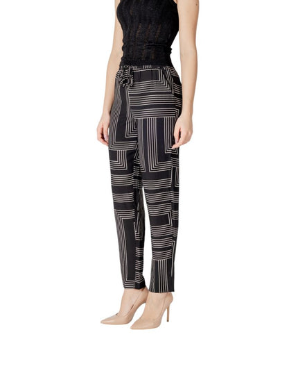 Jacqueline De Yong Black Viscose Pants