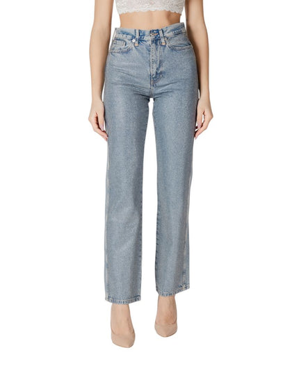 Only Blue Cotton Mom Jeans