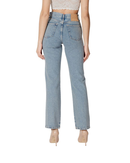 Only Blue Cotton Mom Jeans
