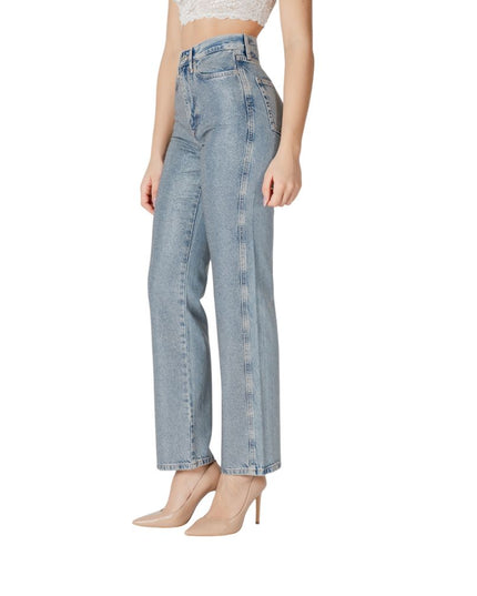 Only Blue Cotton Mom Jeans