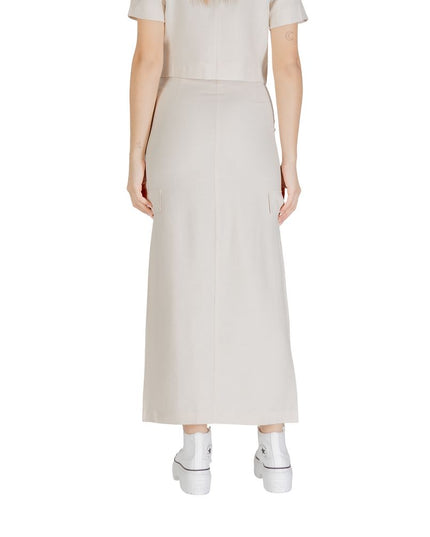 Jacqueline De Yong Bicolor Viscose Long Skirt