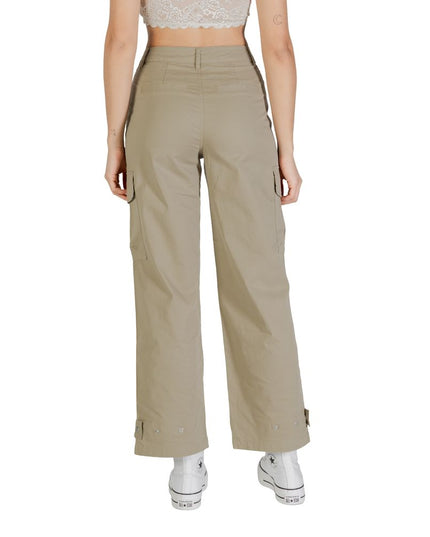Only Beige Cotton Cargo Pants
