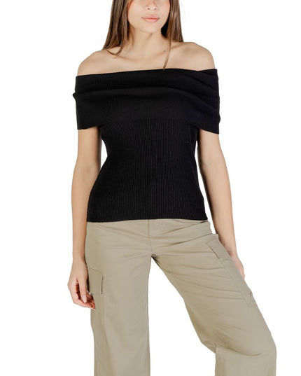 Only Black Polyester Bodysuit