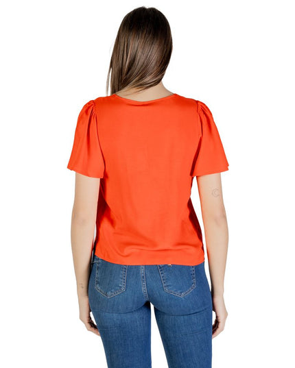 Vero Moda Red Viscose Blouse