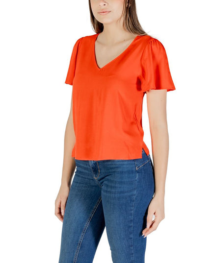 Vero Moda Red Viscose Blouse