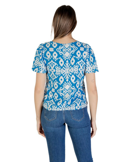 Vero Moda Blue Viscose Blouse