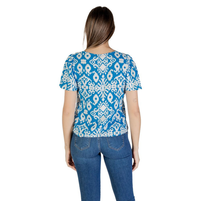 Vero Moda Blue Viscose Blouse