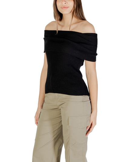 Only Black Polyester Bodysuit