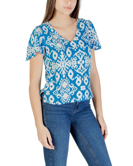 Vero Moda Blue Viscose Blouse