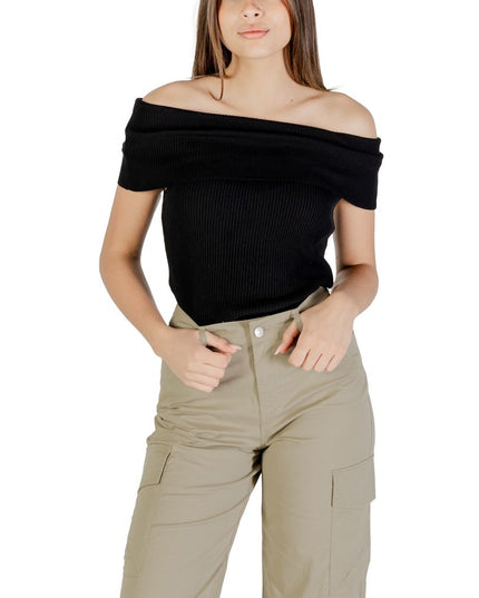 Only Black Polyester Bodysuit