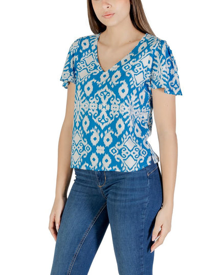 Vero Moda Blue Viscose Blouse