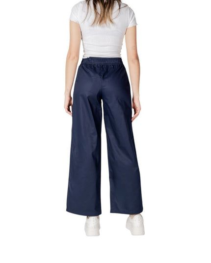 Only Blue Cotton Casual Pants